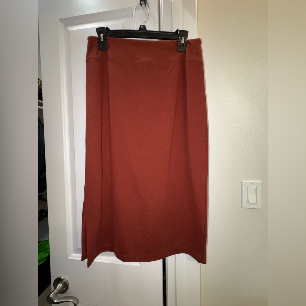 Nine West Pull-On Ponte Pencil Skirt - Picture 2 of 6
